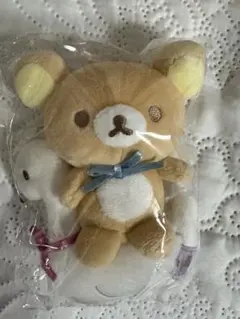 リラックマ スワンと金色の花 ぶらさげぬいぐるみ　レア　希少