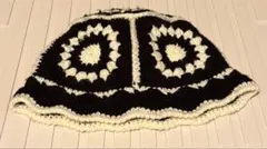【現品限り】ハンドメイド　帽子　ニット帽　バケットハット