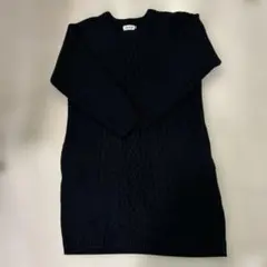 LEPSIM ニットワンピース 黒 L