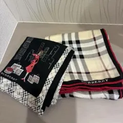 バーバリーハンカチ2枚セット