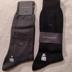 BURBERRY バーバリーメンズソックス2色
