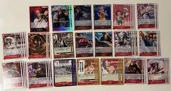 ワンピースカード　シャンクス　赤髪海賊団　デッキ