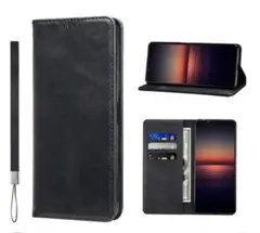 Xperia 5 III ケース 手帳型 高質PUレザー　内蔵マグネット開閉式