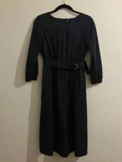 any SIS ひざ丈ワンピース ベルト付き