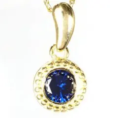 サファイア ネックレス オリジナル製作商品 高品質 【0.50ct】 - メルカリ