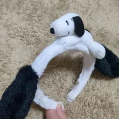 USJ スヌーピー カチューシャ 被り物 耳 ユニバ 美品