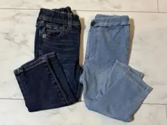 キッズデニムパンツ ライトブルー GAPダークブルー