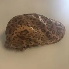 ヒョウ柄 ハンチング帽