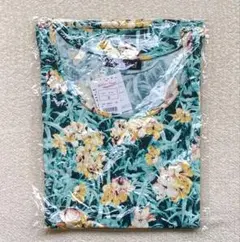 aimerfeel Tシャツ ノースリーブ トップス Mサイズ 花柄 グリーンのサムネイル