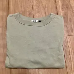 UNIQLO U クルーネック トレーナー XL くすみミントグレー
