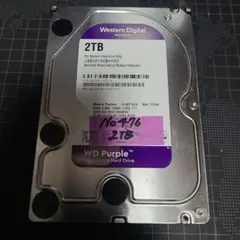 高耐久 3.5 インチ HDD 2TB No476