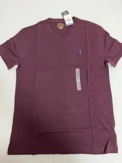 新品未使用　ポロラルフローレン　半袖TシャツSサイズボルドー