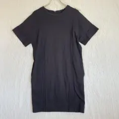 洗える　DOUBLE STANDARD CLOTHING 膝丈ワンピース　黒のサムネイル