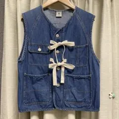 ニコアンド　デニムベスト
