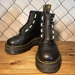 Dr.Martens SINCLAIR フロントジップUK3 厚底 黒