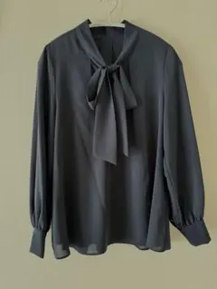 green label relaxingボウタイブラウス