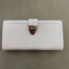 GUCCI】グッチ シマレザー 長財布 GG柄 ゴールド金具 - メルカリ
