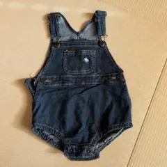 デニムロンパース オーバーオール 70cm