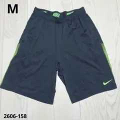 ナイキ【M】ライン ショートパンツ ストレート 黒 トレーニング