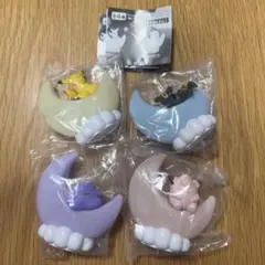 ポケモン ガチャ ライトマスコット 4種 コンプリート