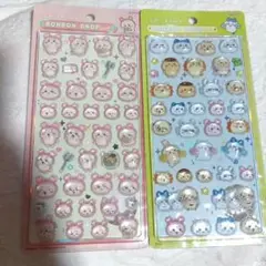 ちいかわ ボンボンドロップシール カニちゃん　古本屋　みんな　セット