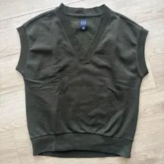 お値下げ♪GAPレディース　裏起毛ベスト　カーキ　XXS