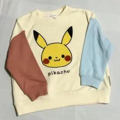 ポケモン monpoke ピカチュウ トレーナー スウェット 100cm 新品