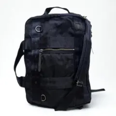 極美品　ポーター　3way　ネイビー　ヒート　リュック　ビジネスバッグ　メンズ