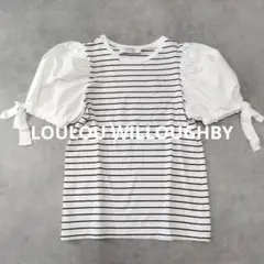 美品　LOULOU WILLOUGHBY　パフスリーブボーダーカットソーのサムネイル