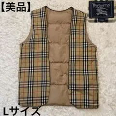 【美品】Burberrys‘ アウター ライナー ダウン ベスト ノバチェックのサムネイル