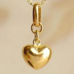 大特価✨ 18金 K18 18K ネックレス トップ ハート 本物 刻印 S