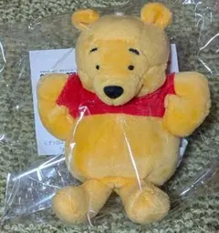 新品★非売品ディズニーダスキンモップキャップくまのプーさんキーホルダーマスコット