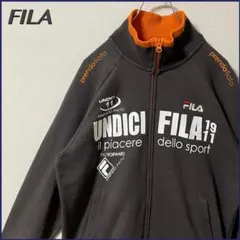 【刺繍ロゴ】 FILA フィラ トラックジャケット 古着 メンズ L