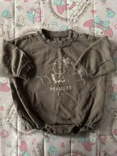 PEANUTS ロンパース カバーオール