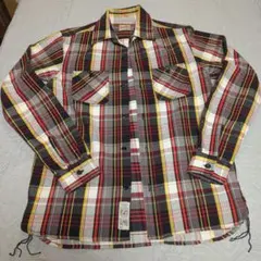 【美品】　ヒューストン　ビエラシャツ　M　ヘビーフランネルシャツ　houston