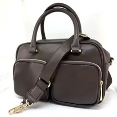 未使用級✨tal.by yumi. ハンドバッグ 2way ゴールド金具