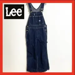 【美品】　LEE オーバーオール　デニム　インディゴ　　 28 33 ポケットのサムネイル
