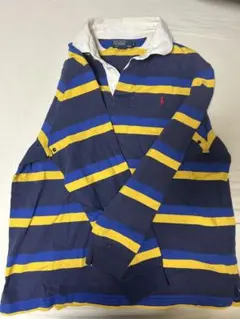 ポロ ラガーシャツ ネイビー/イエロー