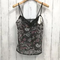 未使用 ワコール 花柄 レース付き キャミソール Mサイズ