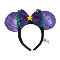 香港ディズニー　アリエルカチューシャ