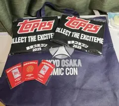 【非売品/未使用】東京コミコン2025限定 Toppsトートバッグ バッジ