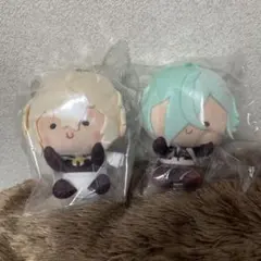 刀剣乱舞 んまほっぺ ぬいぐるみ ファミマ 3種セット髭切 膝丸 山鳥
