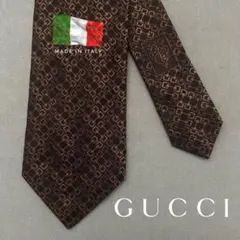 グッチ GUCCI ネクタイ 小紋柄 総柄（4483）のサムネイル
