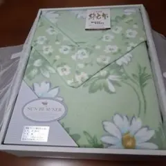 未使用箱入り!綿100% 綿毛布ブランケット