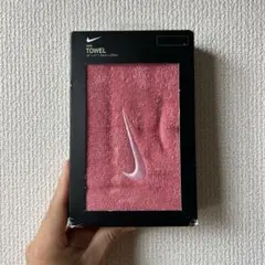 未使用　NIKE ナイキ　スポーツタオル　フェイスタオル　 ピンク　25×120のサムネイル