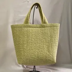 ヌビバッグ　トートバッグ(マスタード)手提げ用のサムネイル