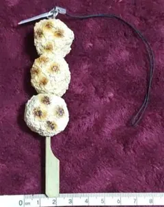 ガシャポン ガチャ 食品サンプル 焼き鳥 だんご(塩) ストラップ ガチャガチャ