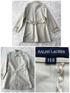 ラルフローレン RALPH LAUREN スプリングコート 花柄 パイピング