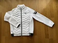 美品　PUMA ホワイト キルティングジャケット