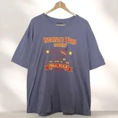 ギルダン Tシャツ クルーネック 半袖 プリント 2XL 灰 ポリエステル